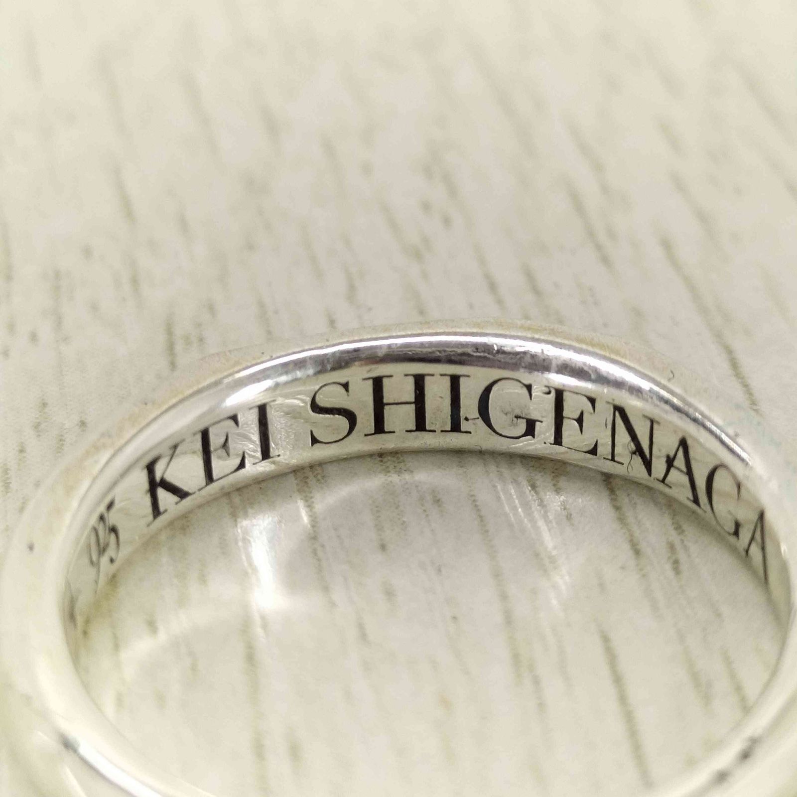 ケイシゲナガ KEI SHIGENAGA Tami 925刻印 シルバーリング メンズ 17号