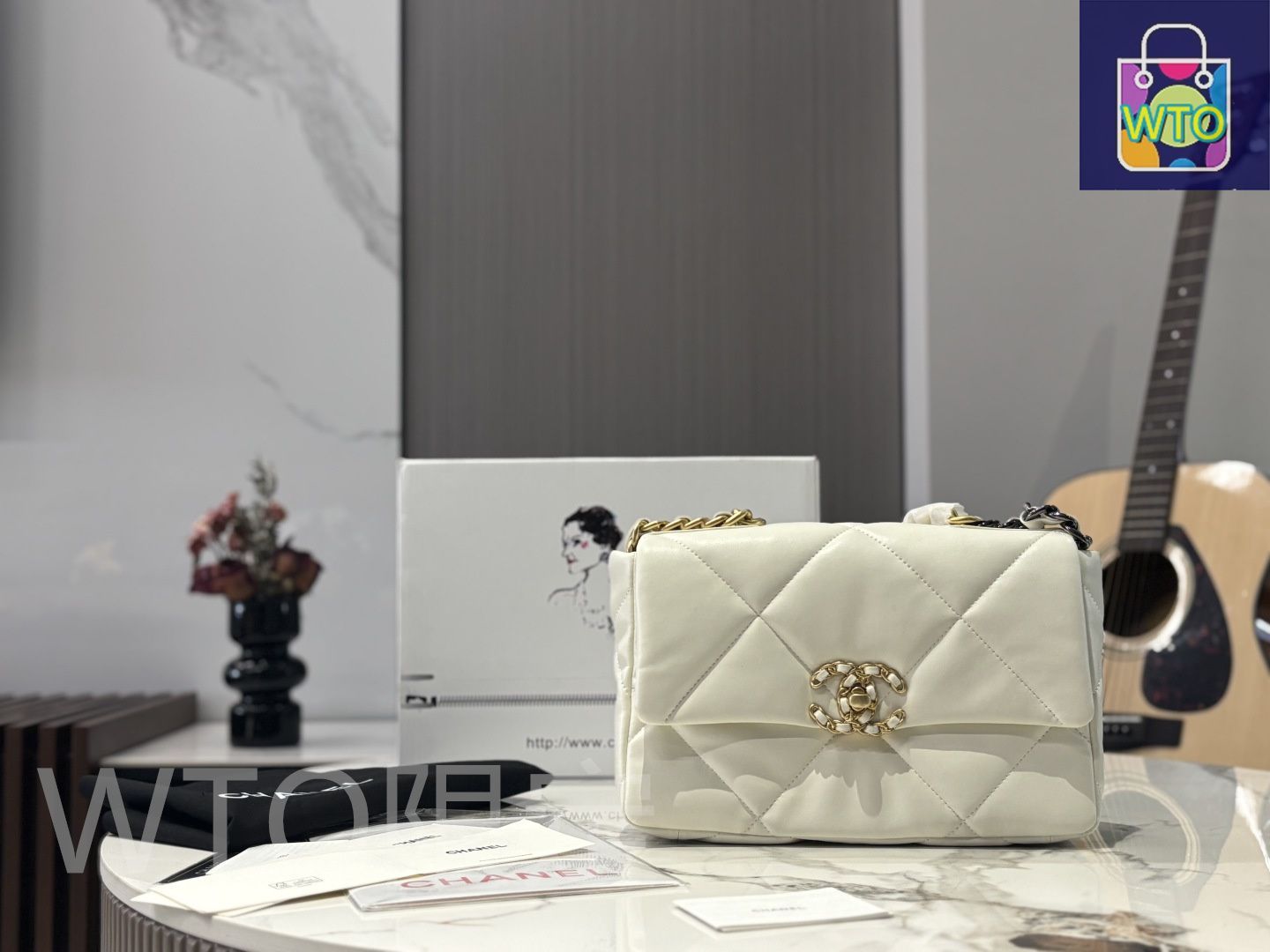 今日特価】Chanel シャネル 19バッグ アップグレードバージョン、皮材