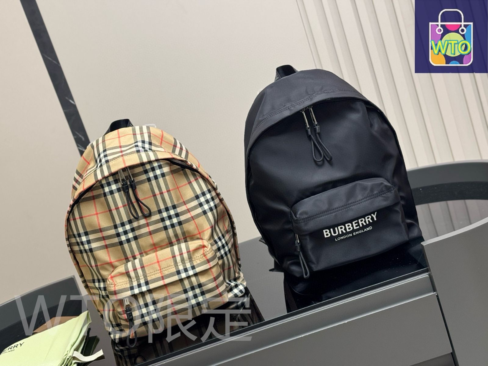 今日特価】Burberry バーバリー リュックサック 標準的な密織り