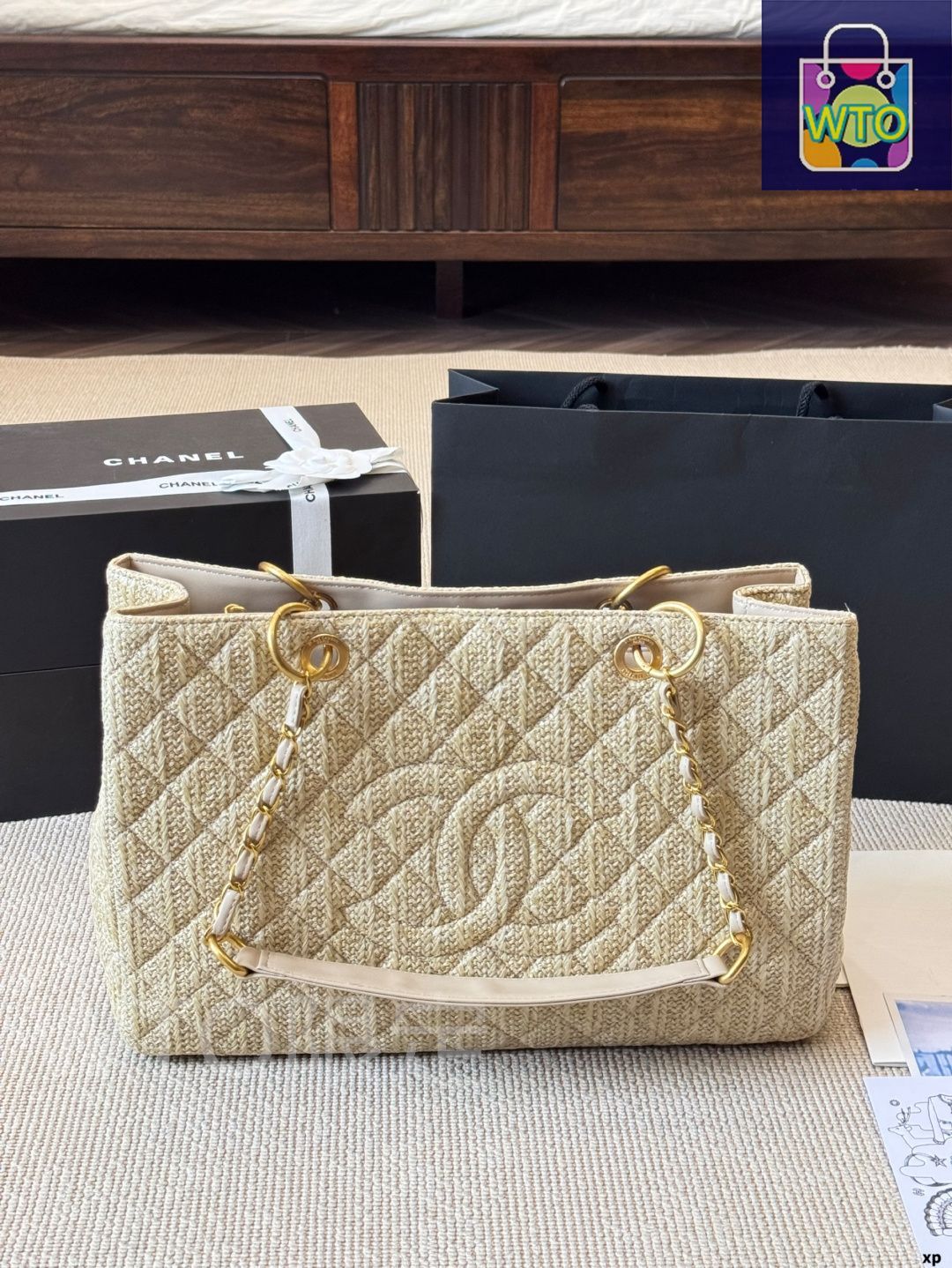 シャネル ヴィンテージな編みトートメッシュ CHANEL シャネル ヴィンテージな編みトートメッシュ CHANEL