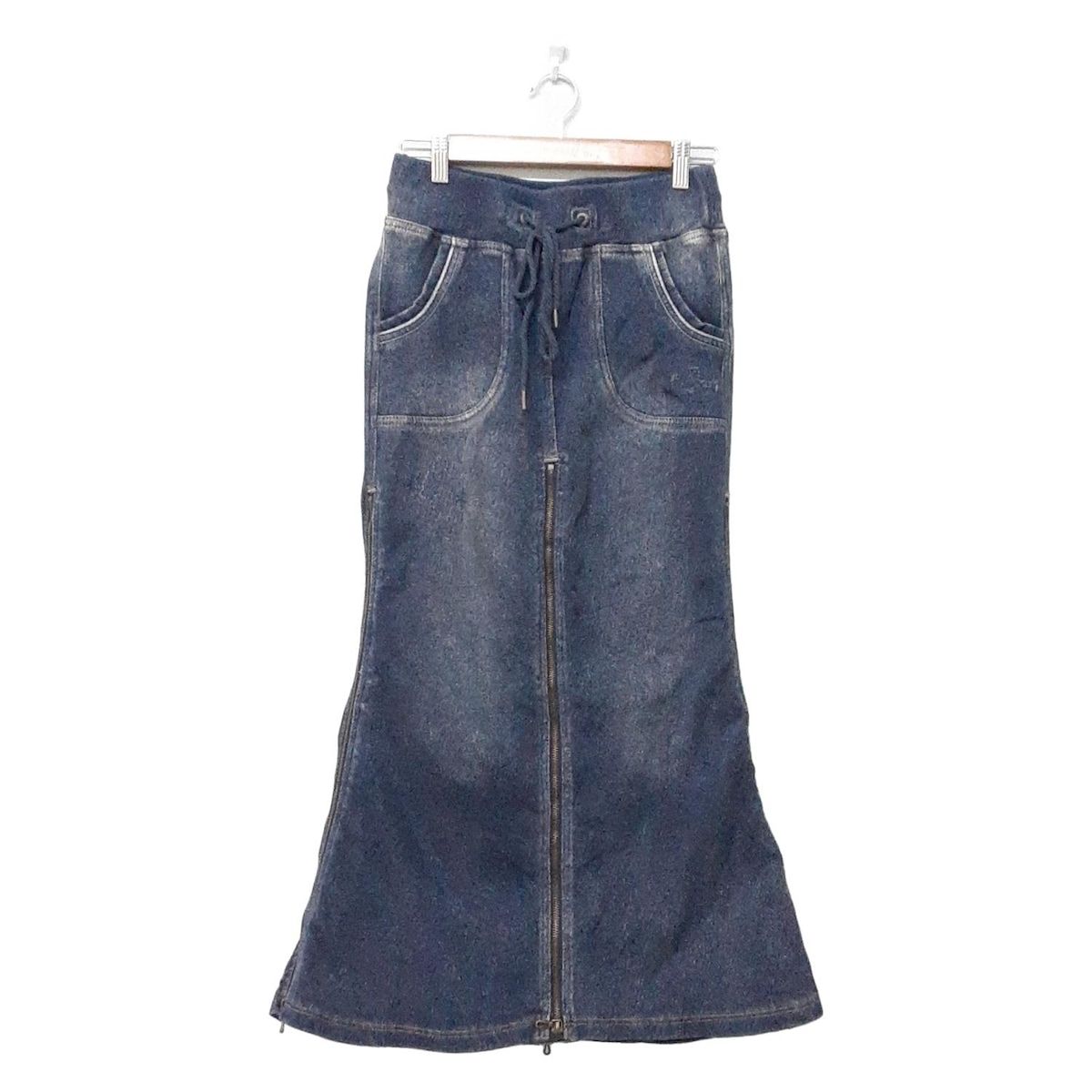 G.O.A/goa(ゴア) ロングスカート サイズF レディース - ネイビー