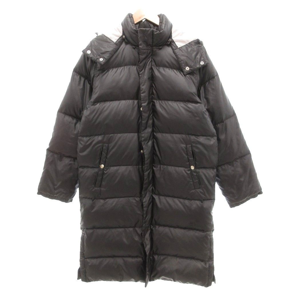 NIKE the athletic dept ベンチコート ダウン M 黒 ナイキ NIKE the athletic dept. ベンチコート ダウン フード付き M