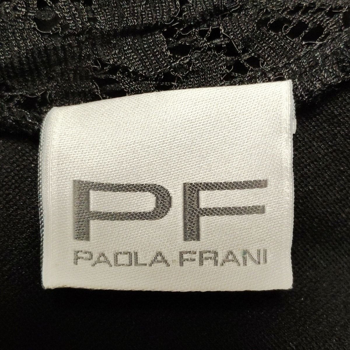 PAOLA FRANI(パオラ フラーニ) ワンピース サイズ36 S レディース - 黒