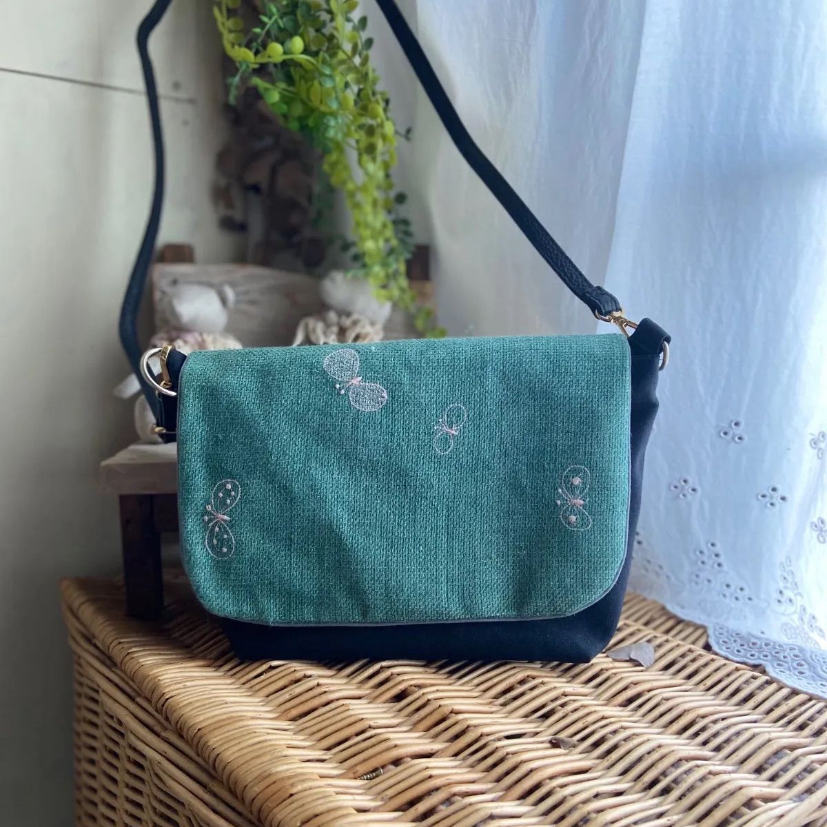 限定1 ミナペルホネン choucho ショルダーバッグ おまけ革ショルダー