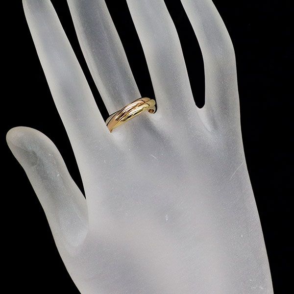 カルティエ K18YG/WG/PG リング トリニティ 50号 - メルカリ