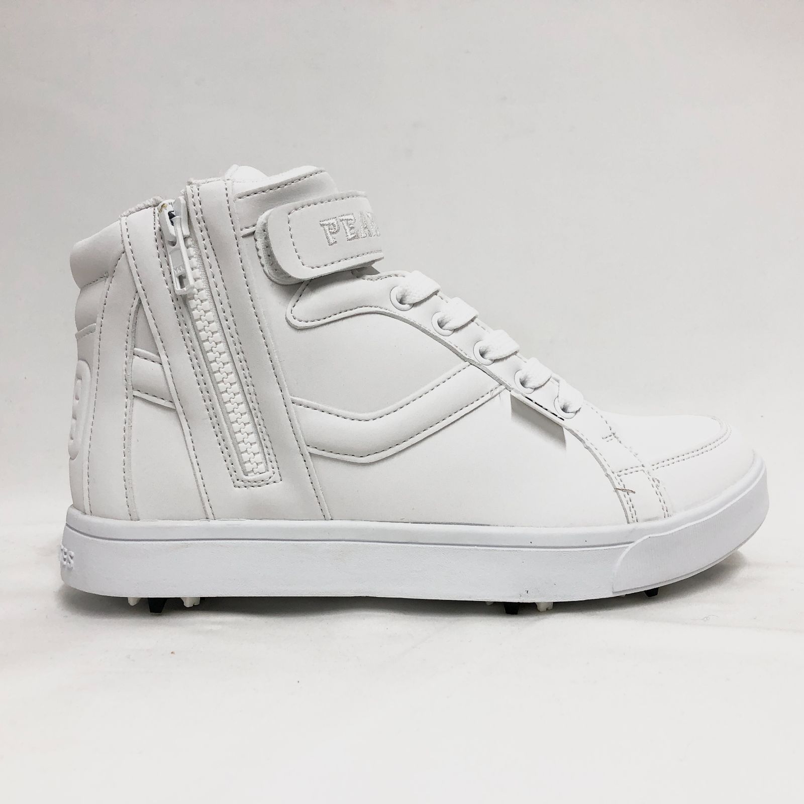 新品 未使用 パーリーゲイツ ミドルカット ゴルフシューズ ホワイト