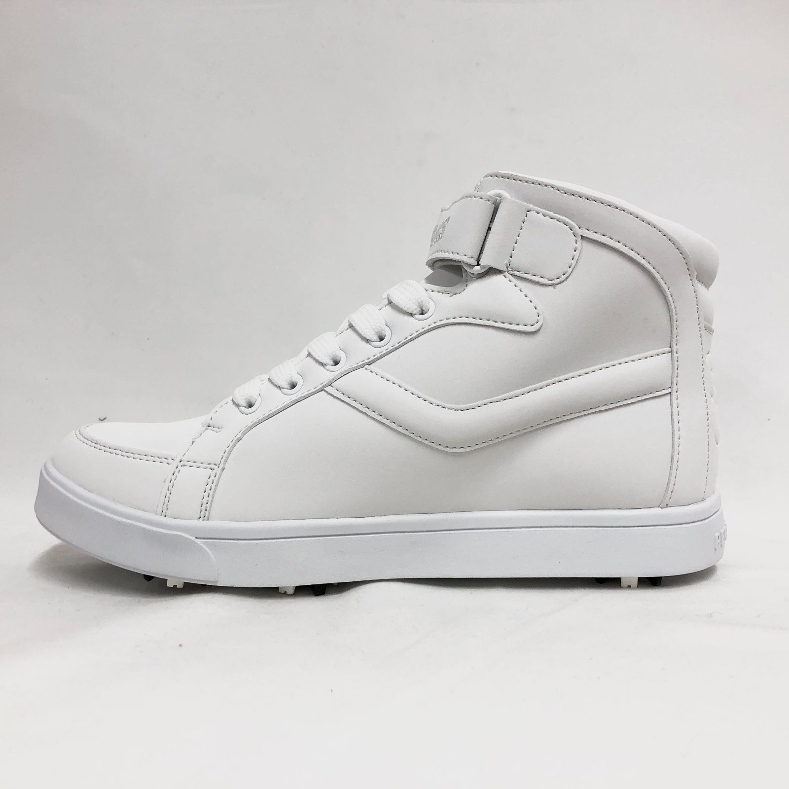 新品 未使用 パーリーゲイツ ミドルカット ゴルフシューズ ホワイト