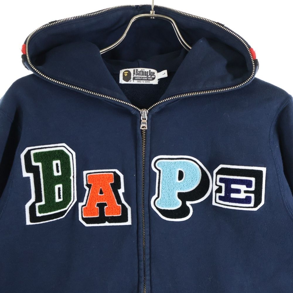 A BATHING APE (アベイシングエイプ) MULTIFONT SSHARK FULLZIP ロゴ