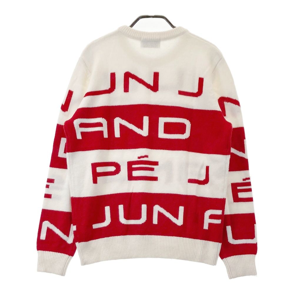 サイズ：L JUN&ROPE ジュン アンド ロペ 長袖ニットセーター ウール混