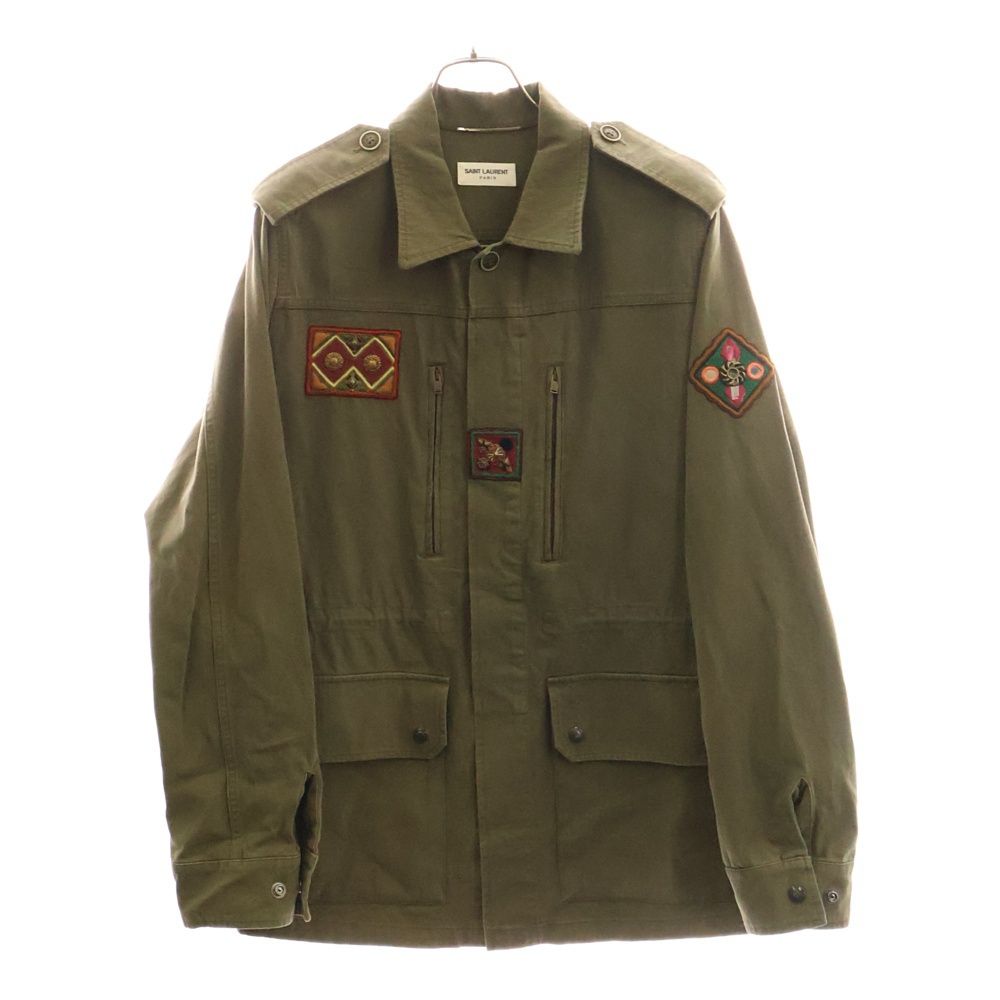 SAINT LAURENT PARIS (サンローランパリ) 17SS パーカパッチ刺繍