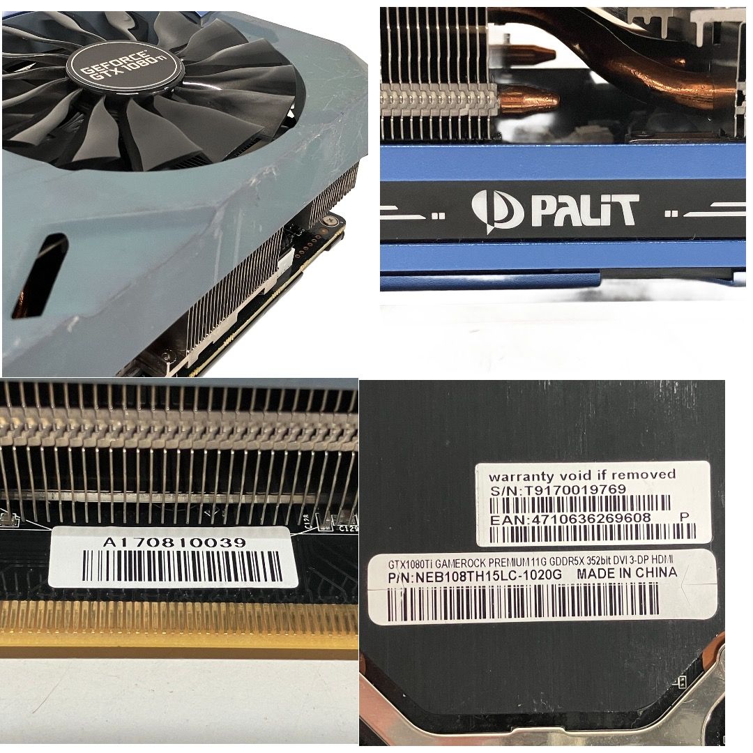 Palit GeForce GTX 1080 ti GameRock Premium 11GB グラフィックボード