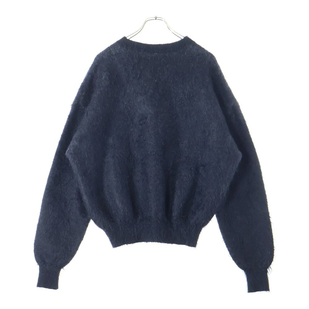 SAINT MICHAEL (セントマイケル) 23AW CREW NECK KNIT フロントロゴ