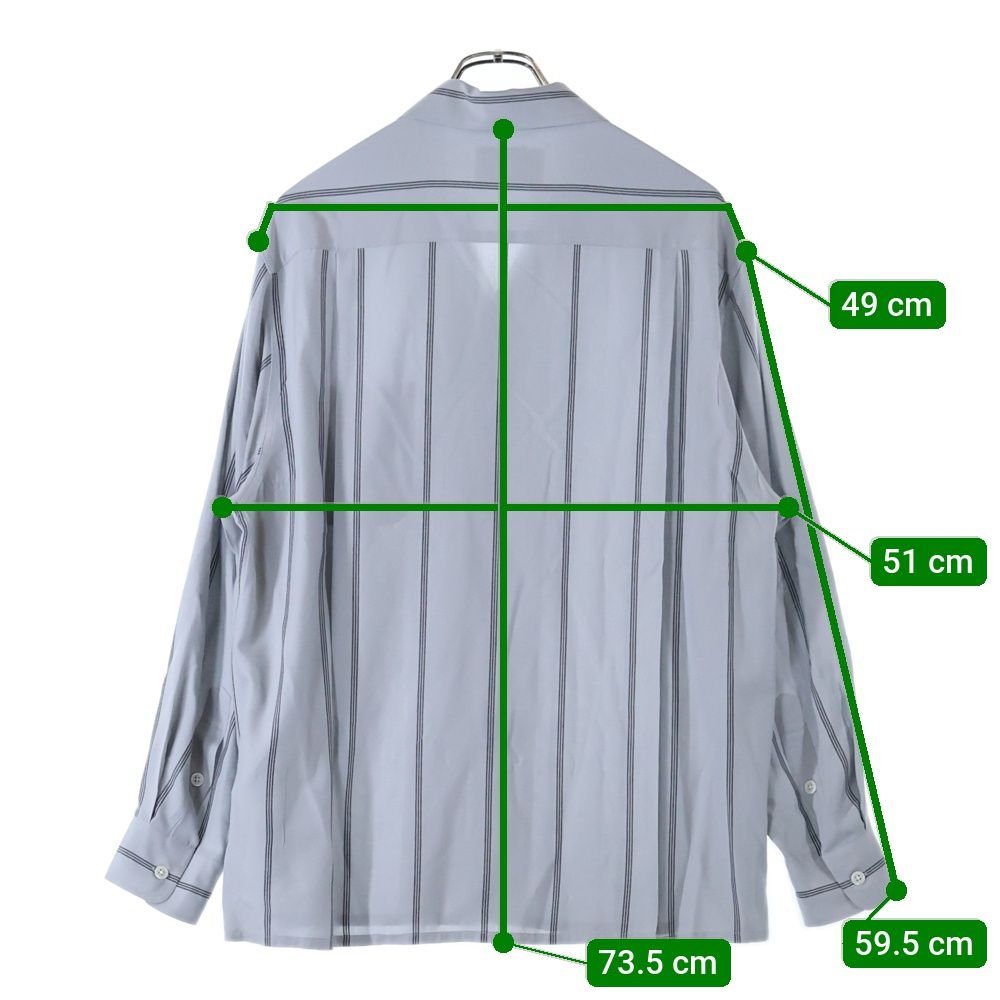 WACKO MARIA (ワコマリア) STRIPED OPEN COLLAR SHIRT ストライプ柄