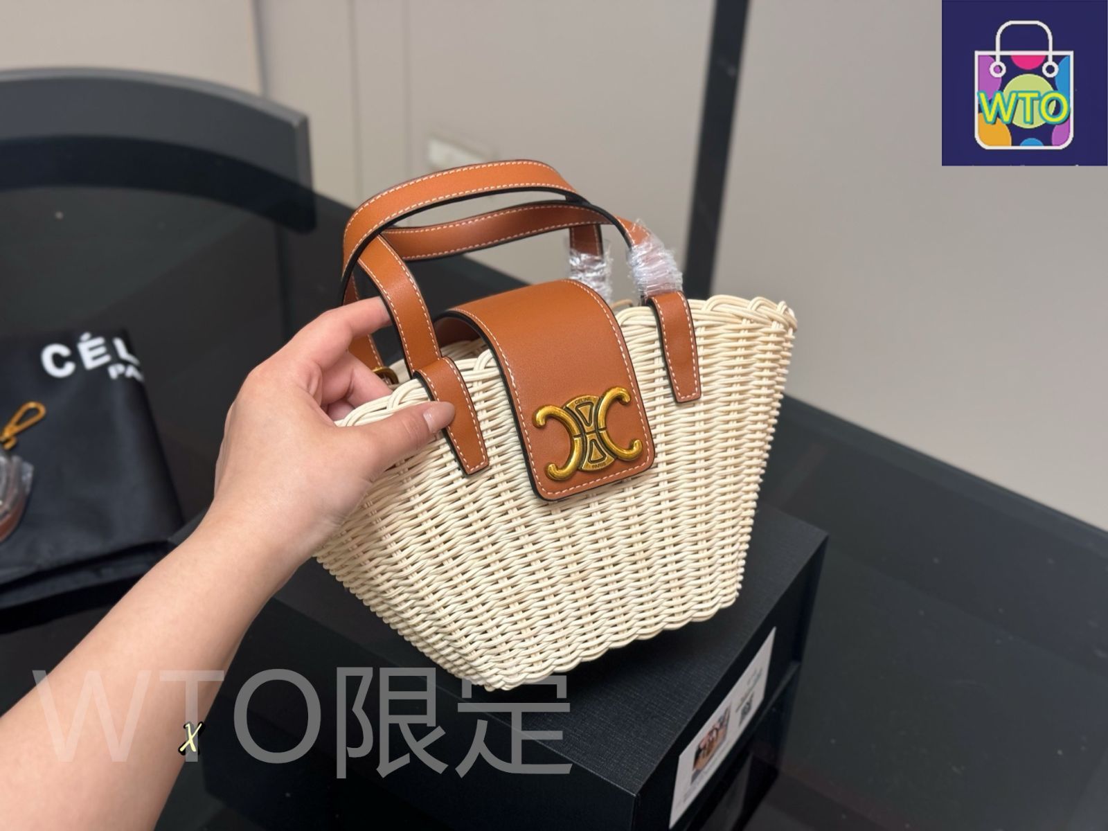 今日特価】Celine セリーヌ ティーンクーフィンバスケットバッグ新