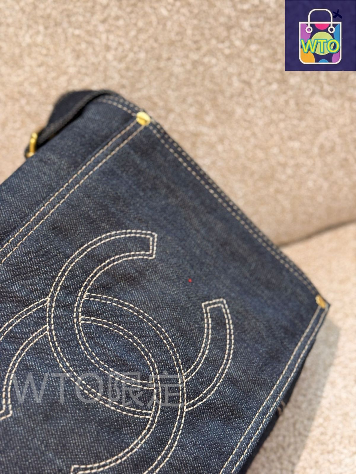 シャネル　デニム　ヴィンテージ 今日特価】Chanel シャネル デニムメッセンジャーバッグ ヴィンテージ