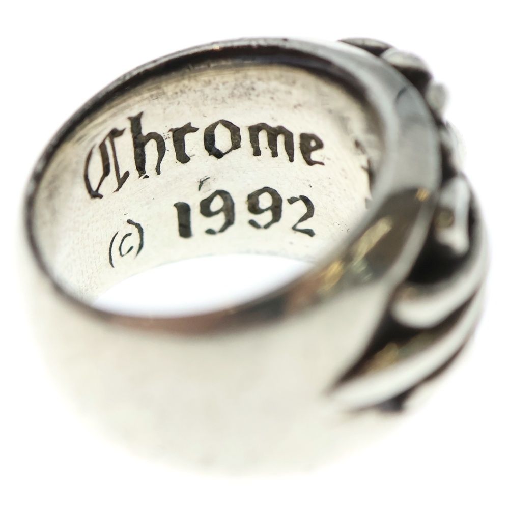 CHROME HEARTS (クロムハーツ) FLRL CRS after 1D CHROME HEARTS(クロムハーツ) FLRL CRS A/D フローラルクロス リング