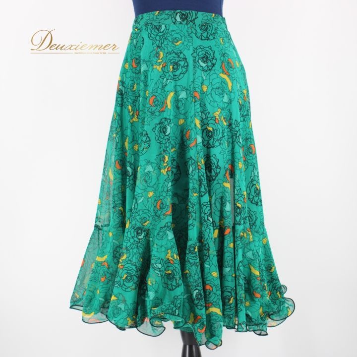 社交ダンス 衣装 スタンダード スカート レッスンウェア 女性用