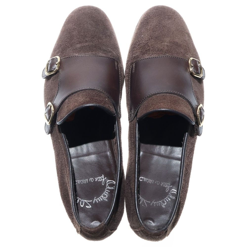 Santoni (サントーニ) カルロス ダブルモンクストラップ スエード