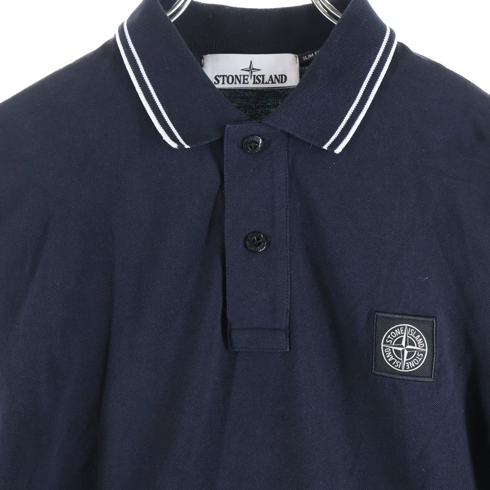 STONE ISLAND (ストーンアイランド) ロゴ半袖ポロシャツ