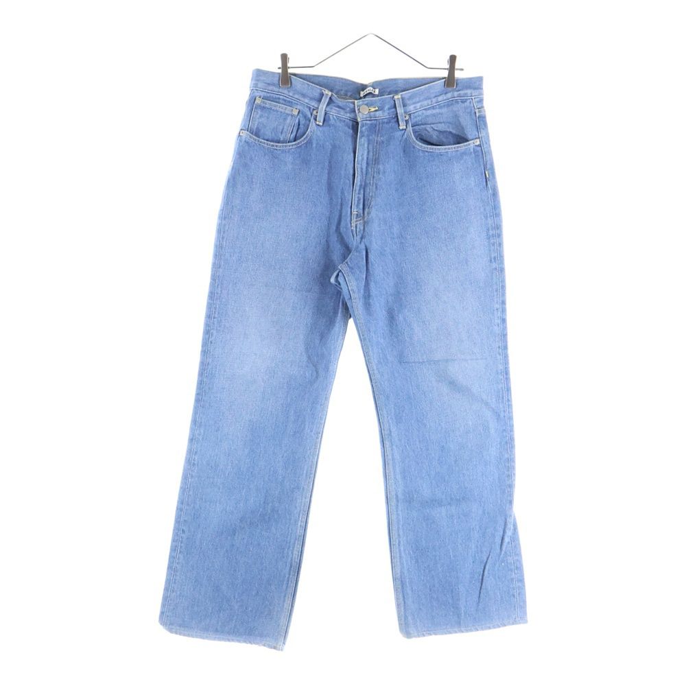 AURALEE (オーラリー) 20SS WASHED HARD TWIST DENIM 5P PANTS