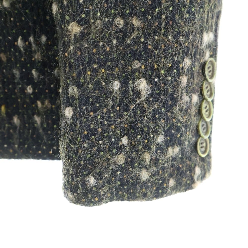 ETRO (エトロ) ウール ツイード ジャケット グリーン レディース 14