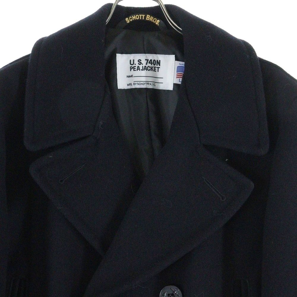 SCHOTT (ショット) 7331 ロングメルトンピーコート ウールロングコート