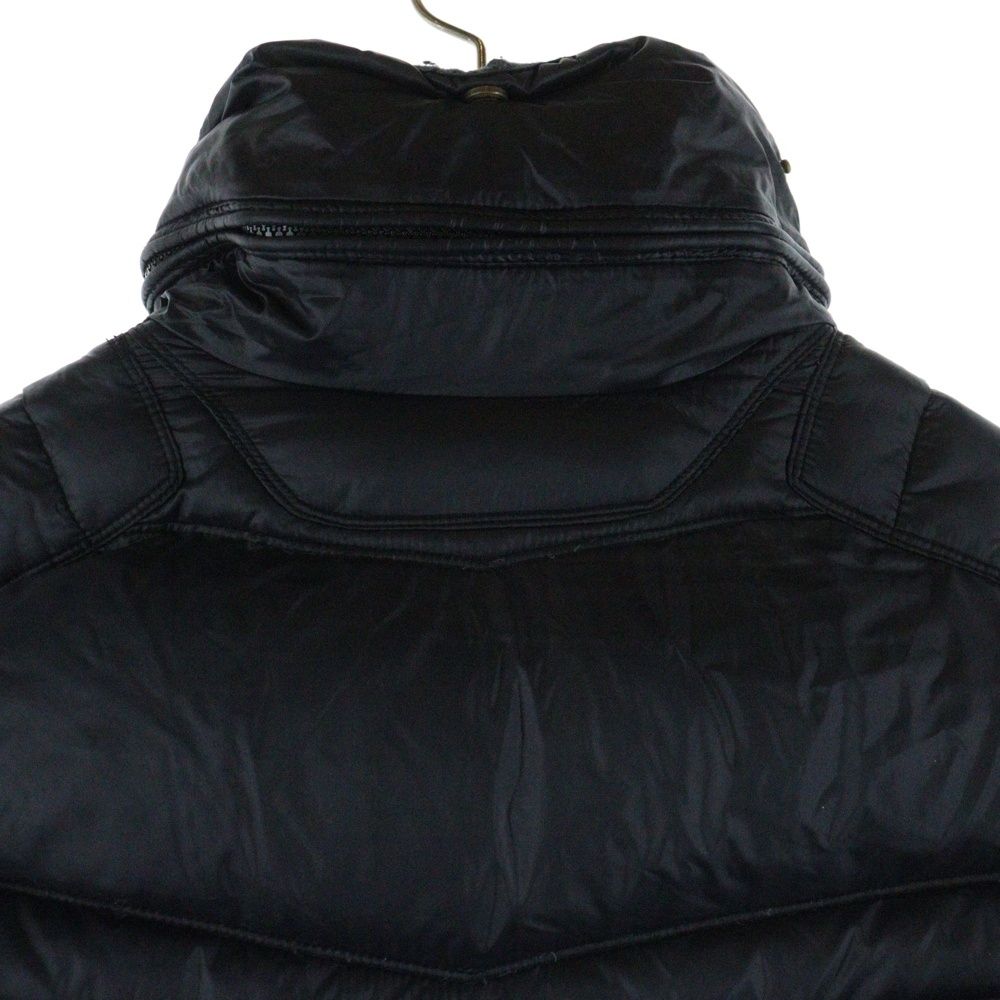 DIESEL ライダース風ダウンジャケット ジップアップ ワッペン DIESEL