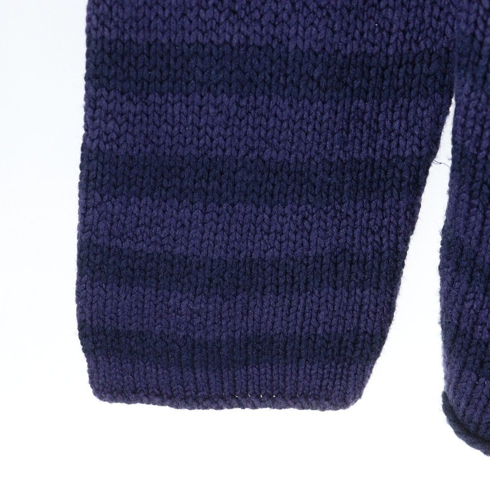 Hermes マルジェラ期 Black セーター ニット 美品 HERMES (エルメス) マルジェラ期 フロントポケット付 ニット パープル