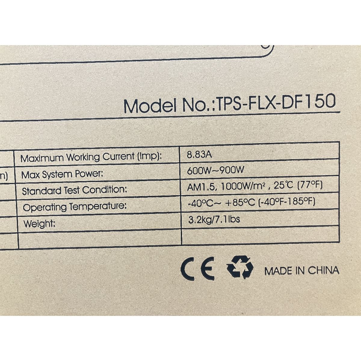 suaoki TPS-FLX-DF150 150W ソーラーパネル IP65防水 軽量 薄型 未開封