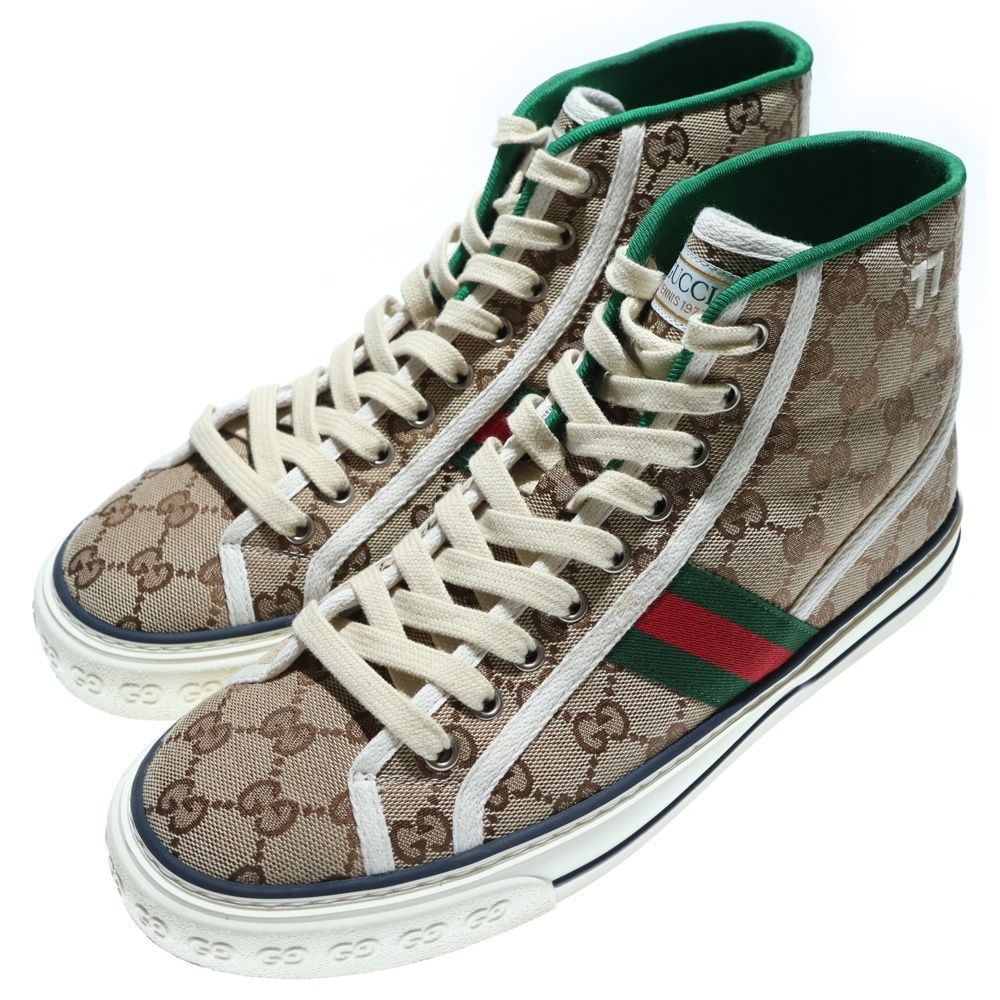 GUCCI (グッチ) TENNIS 1977 テニス GGキャンバス シェリーライン