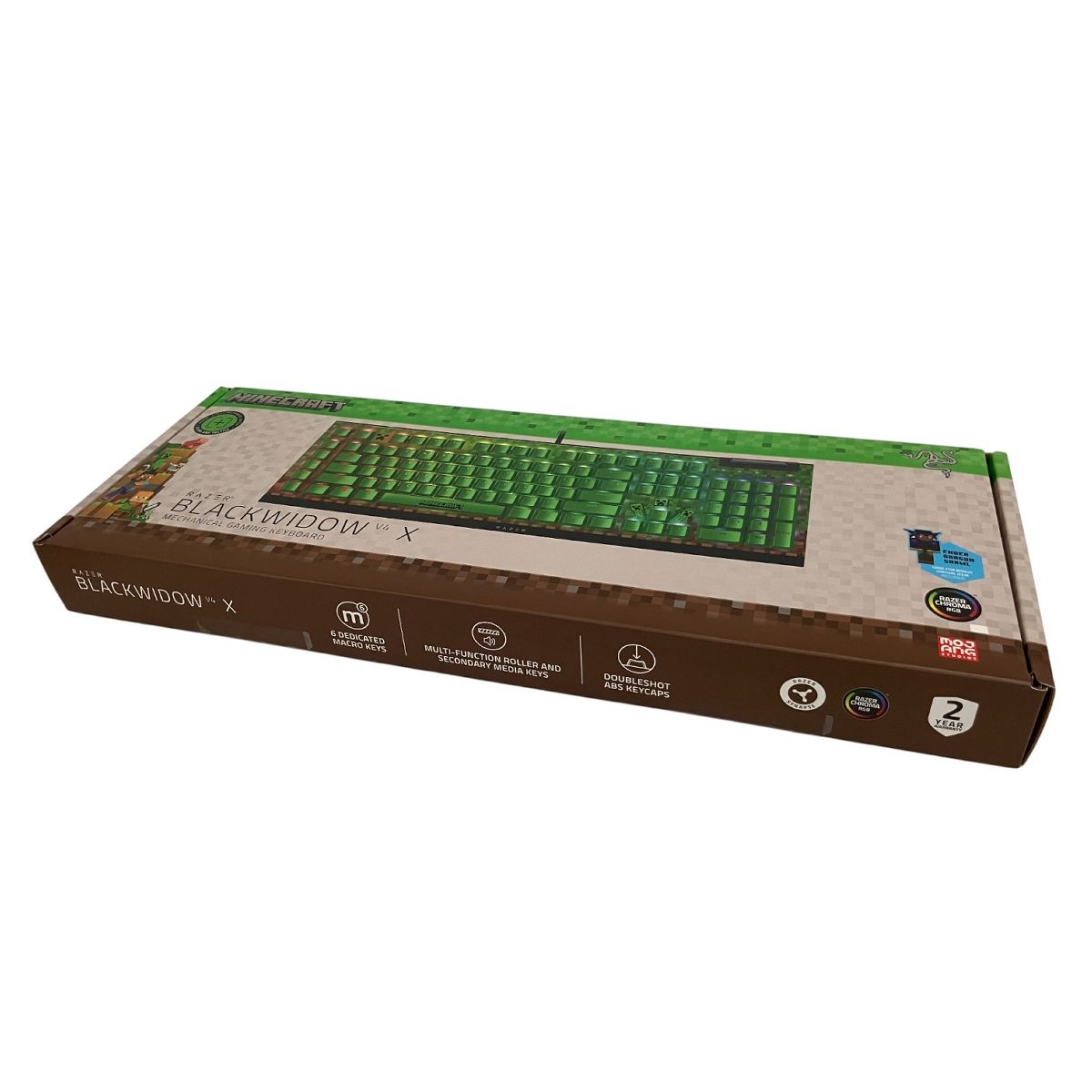 Razer BlackWidow V 4 X Minecraft Edition English US ゲーミング キーボード PC