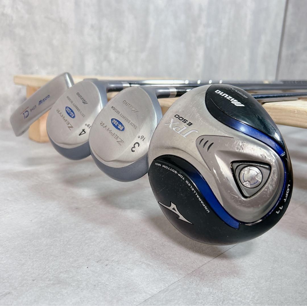 V294 ミズノ JPX ZEPHYR メンズ ゴルフ クラブセット 12点 R - メルカリ