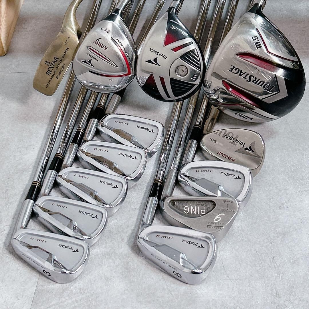 V301 ツアーステージ メンズ ゴルフ クラブ セット 14点 S200 - メルカリ