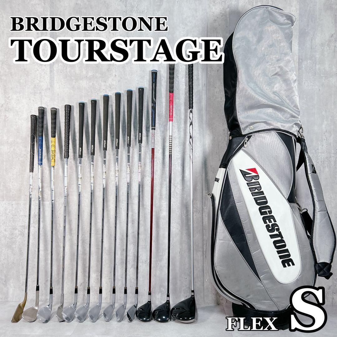 TOUR STAGE 初心者オススメ　ゴルフクラブ メンズセット　14本 V301 ツアーステージ メンズ ゴルフ クラブ セット 14点 S200 - メルカリ
