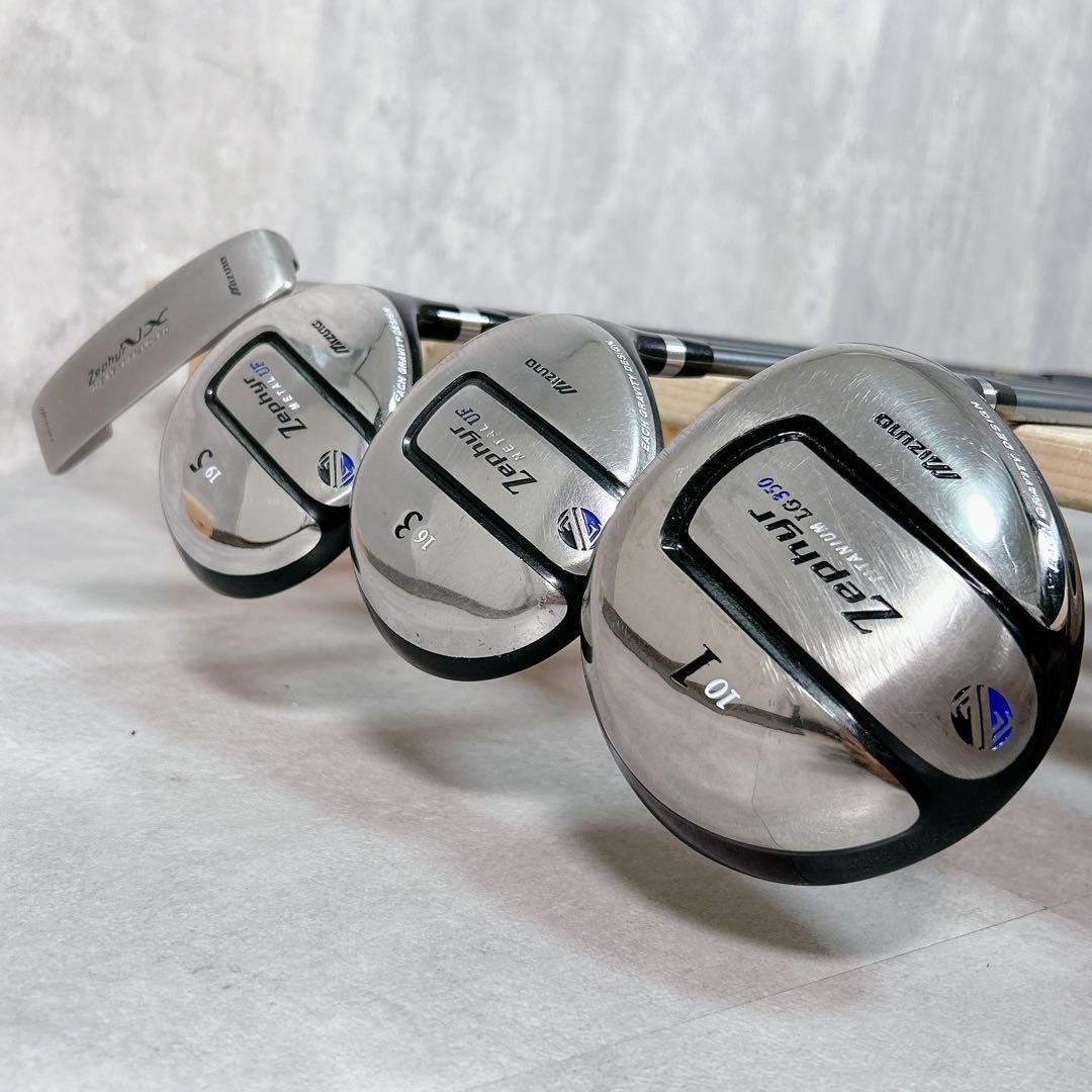 V300 ミズノ ZEPHYR メンズ ゴルフ クラブ フルセット 豪華 青 V300 ミズノ ZEPHYR メンズ ゴルフ クラブ フルセット 豪華 青 - メルカリ