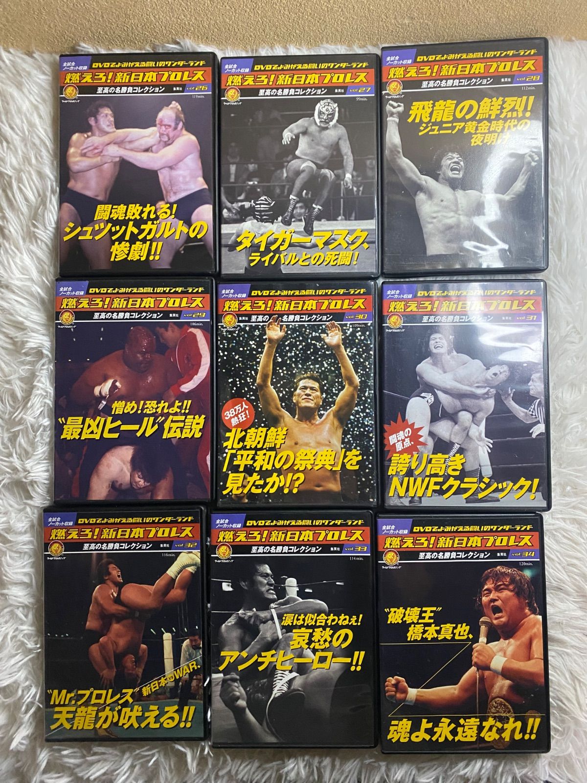 DVD 燃えろ!新日本プロレス DVD-BOX Vol.18～34 17巻セット