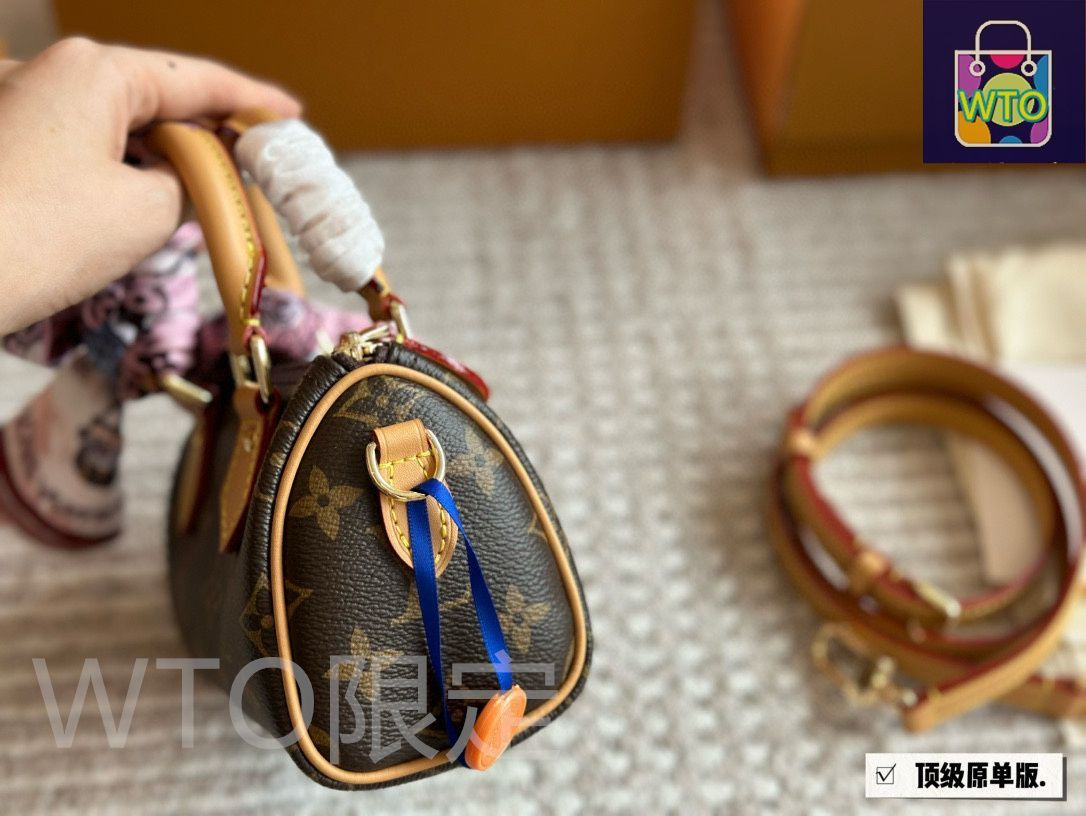 今日特価】Louis Vuitton ルイヴィトン スピーディナノ 肩ストラップは