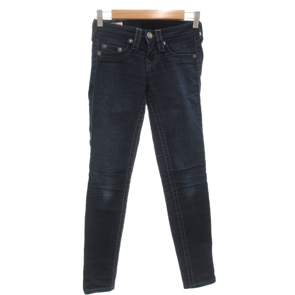 値下げ】True Religion スキニーデニム ダークブルー 23