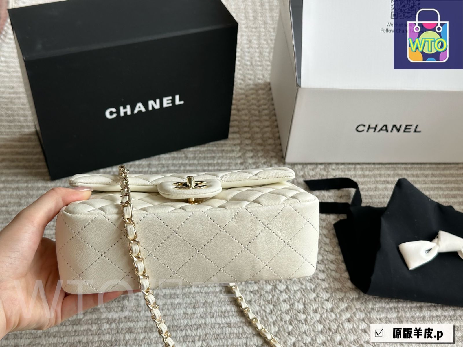 今日特価】Chanel シャネル 23k スキンチェーンハンドルCF シリーズ