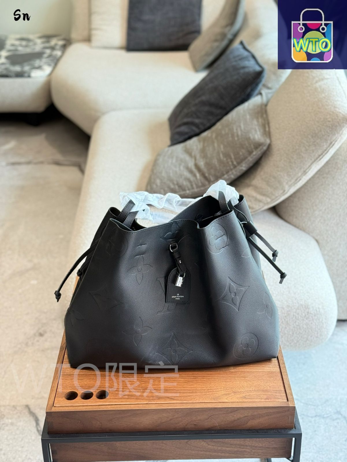 今日特価】LV ルイ・ヴィトン 紐締めショッピングバッグ 紐で締める