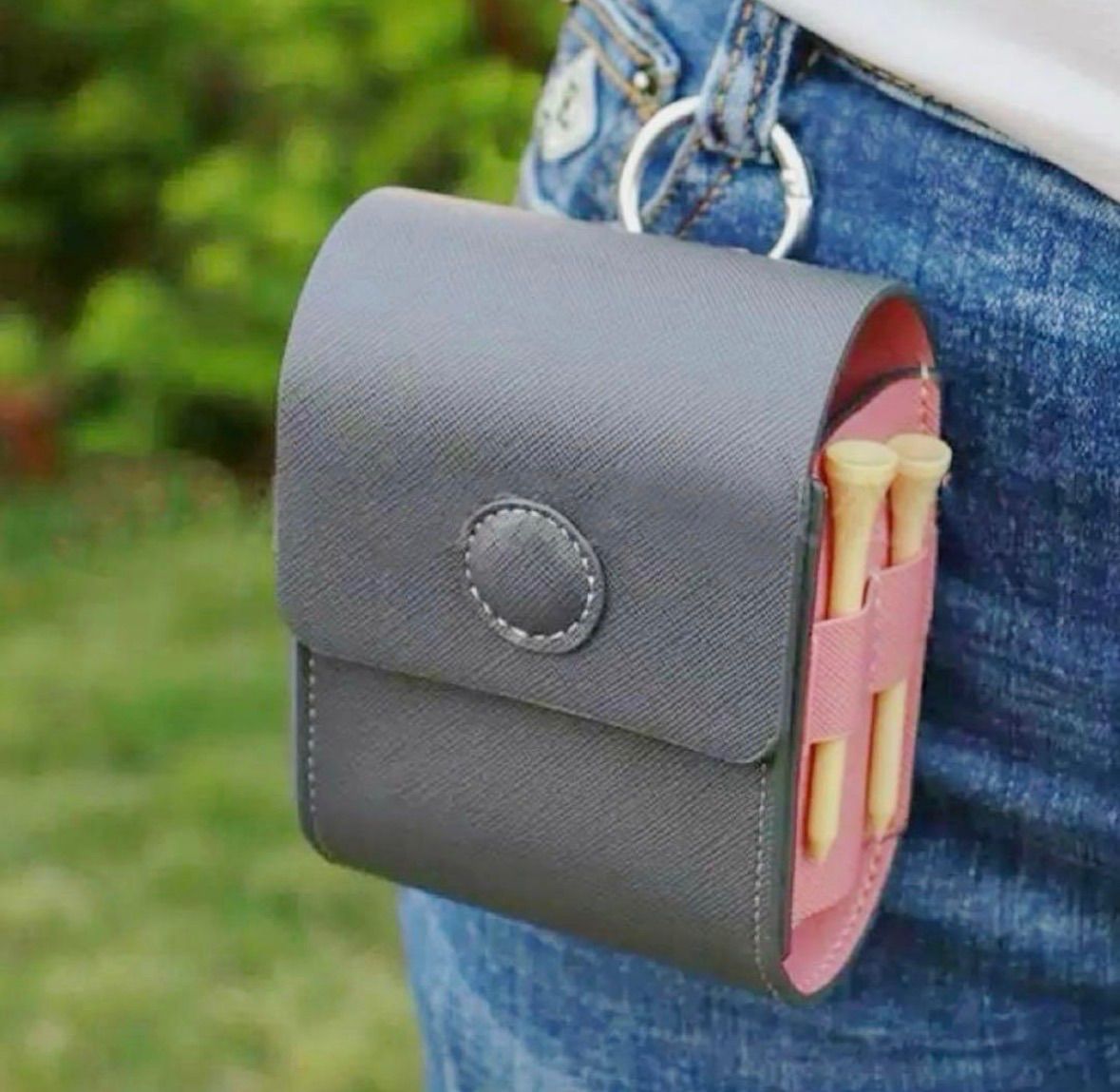 ゴルフボールケース 4球収納 PUレザー 3色セット（グリーン・ブラウン