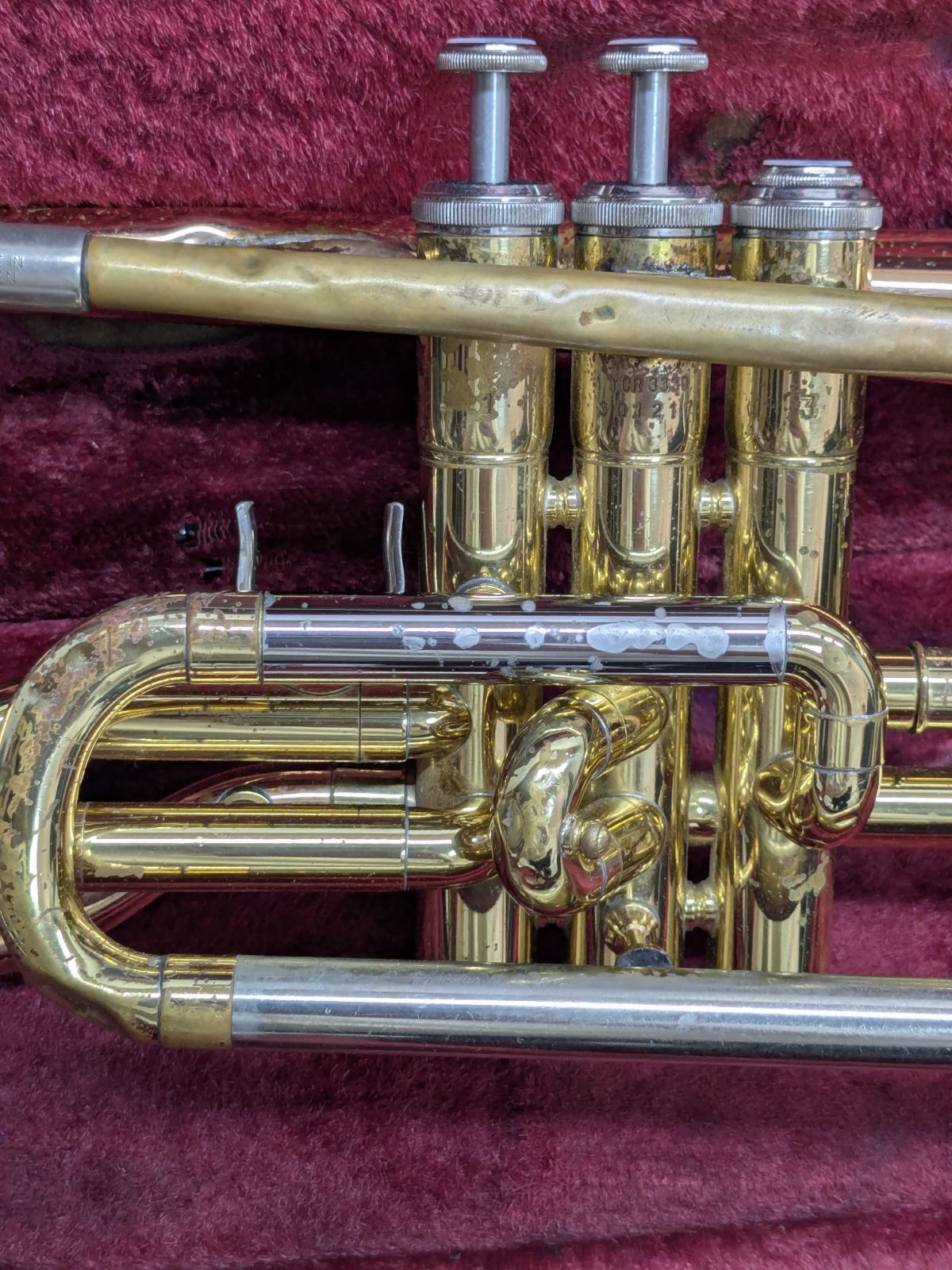 YAMAHA ヤマハコルネット　YCR3330 美品 YAMAHA ヤマハコルネット YCR3330 美品 ヤマハ コルネット YCR3330