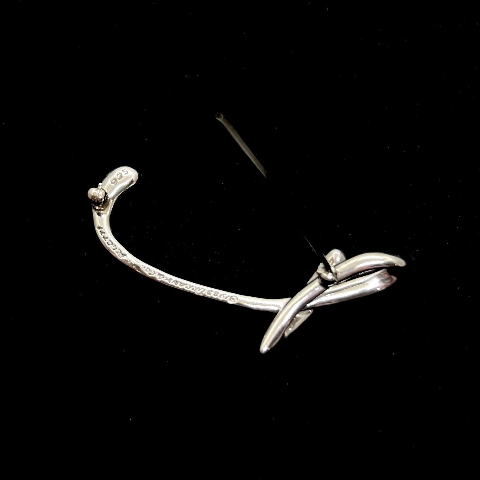 美品☆Tiffany&Co. ティファニー イニシャル T ブローチ シルバー