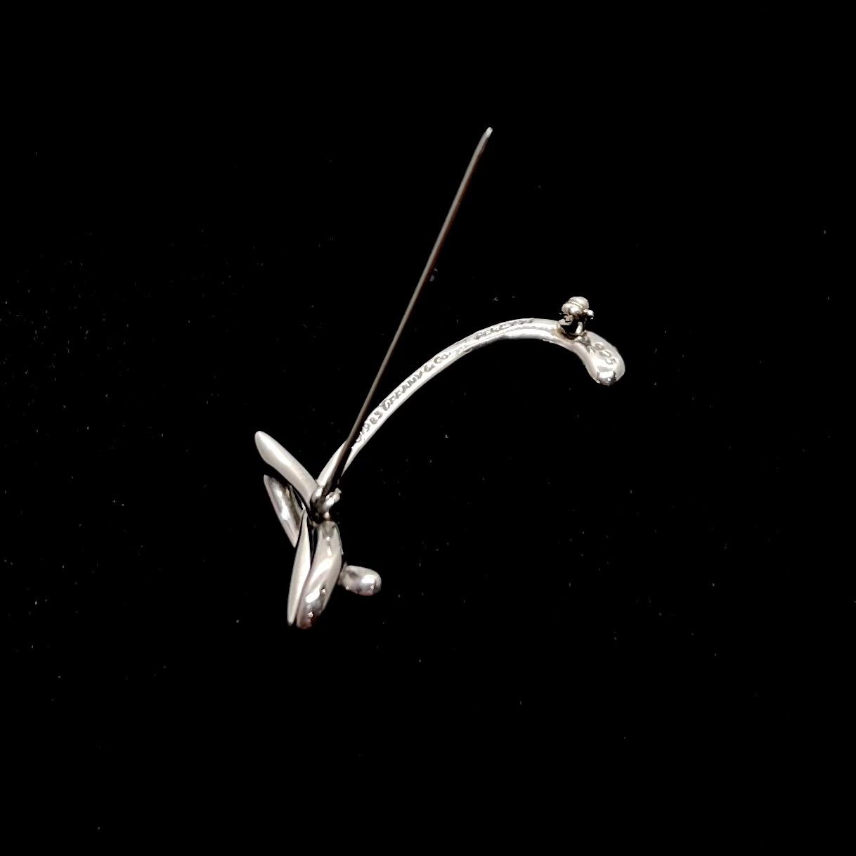 美品☆Tiffany&Co. ティファニー イニシャル T ブローチ シルバー