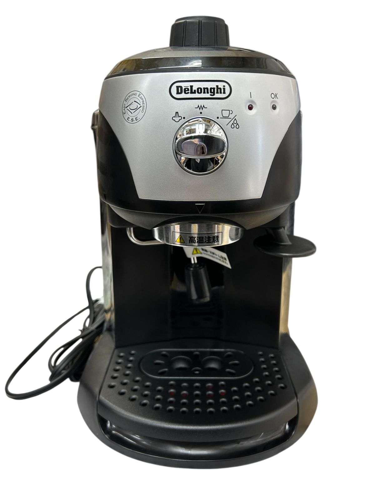 中古】 デロンギ エスプレッソ＆カプチーノマシン EC221 ホワイト