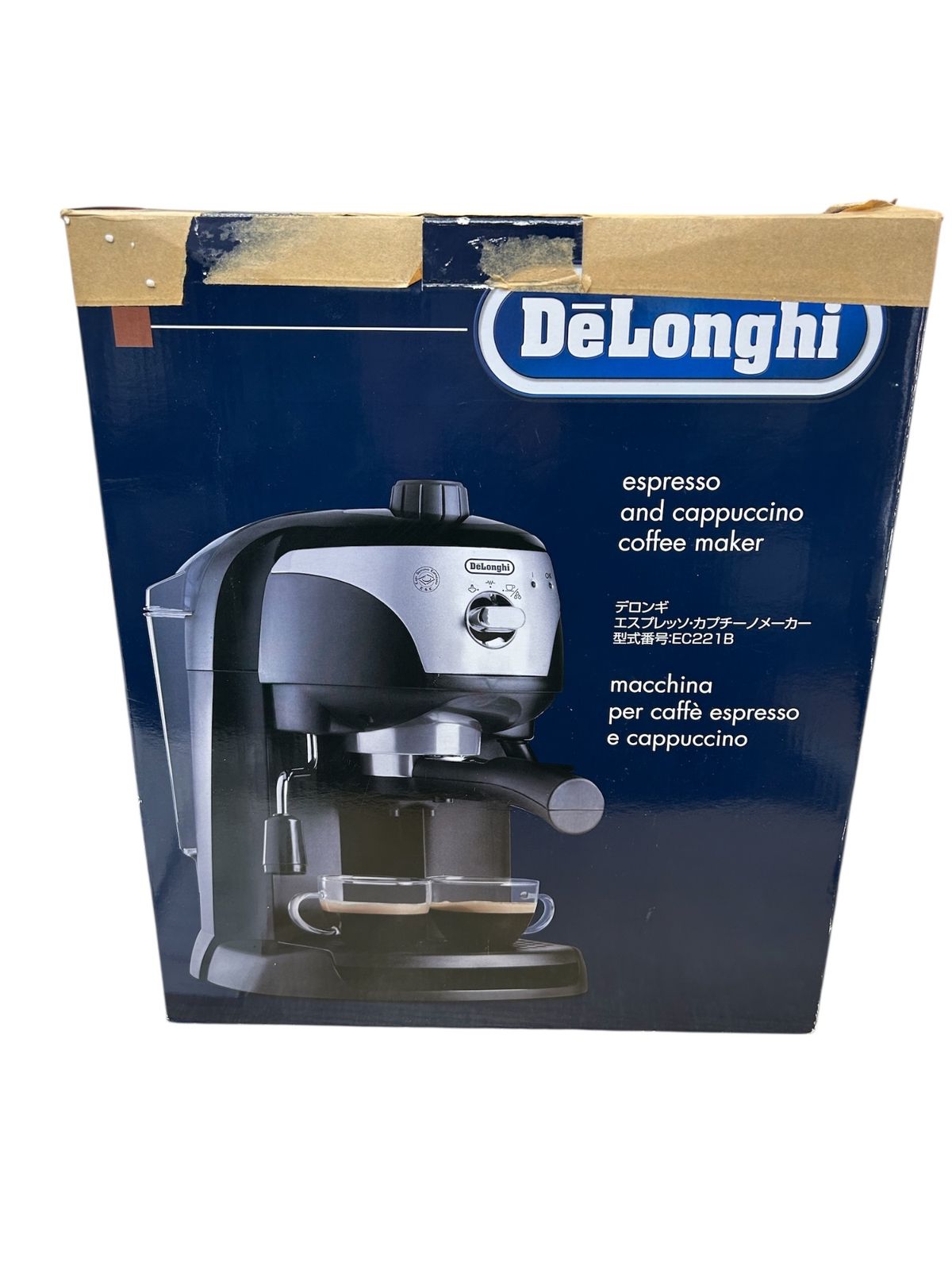 DeLonghi (デロンギ) エスプレッソ カプチーノメーカー 12気圧ポンプ式 