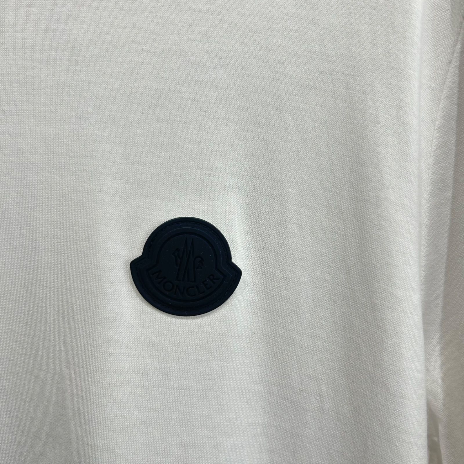 美品】 MONCLER モンクレールラバーワッペン半袖Tシャツ白S - メルカリ