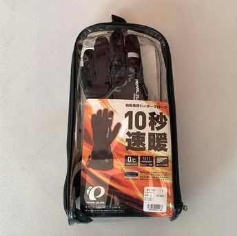 パールイズミ HG 04 ヒーターグローブ Lサイズ ブラック