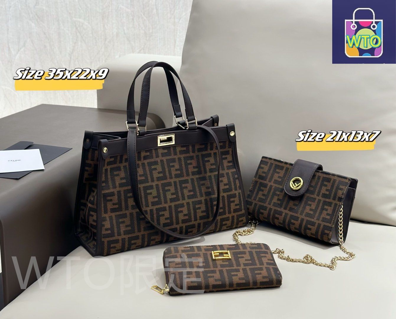 今日特価】Fendi フェンディ Burberry バーバリー 組み合わせパック 三