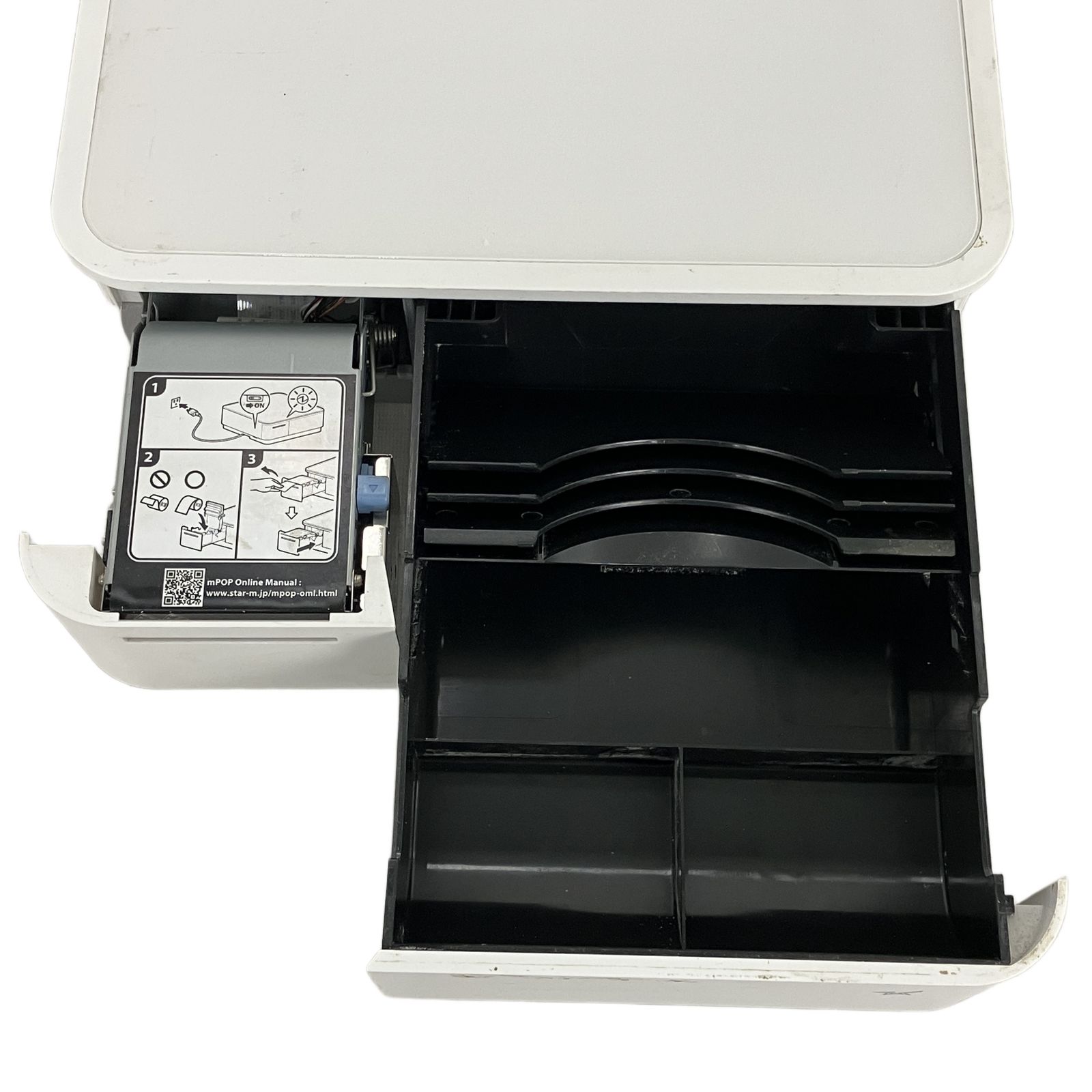 スター精密 キャッシュドロア一体型レシートプリンター POP10-WHT-JP